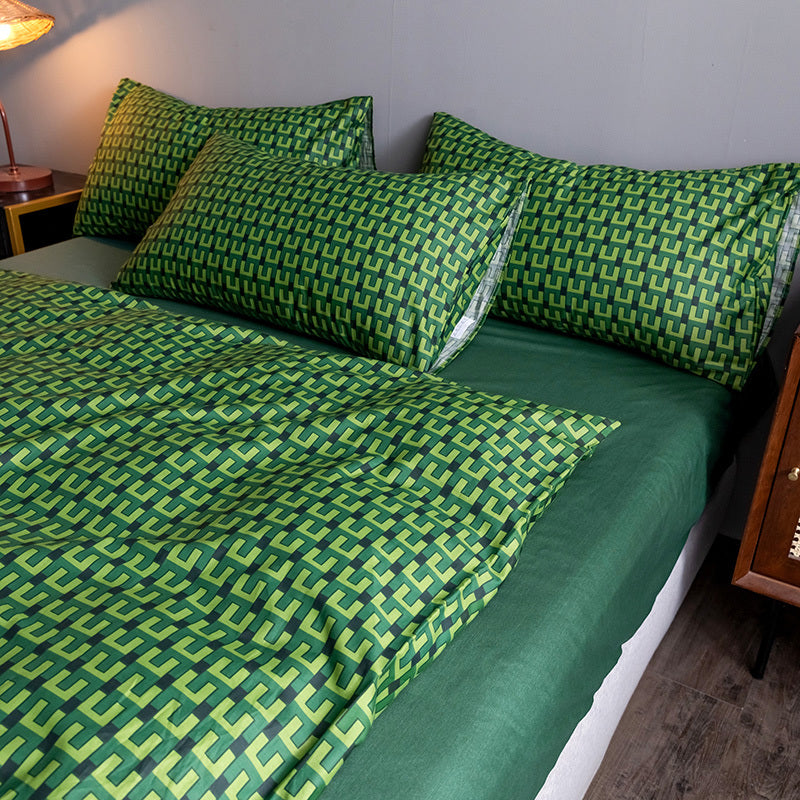 Pure Cotton Fitted Sheet Quilt Set | Other