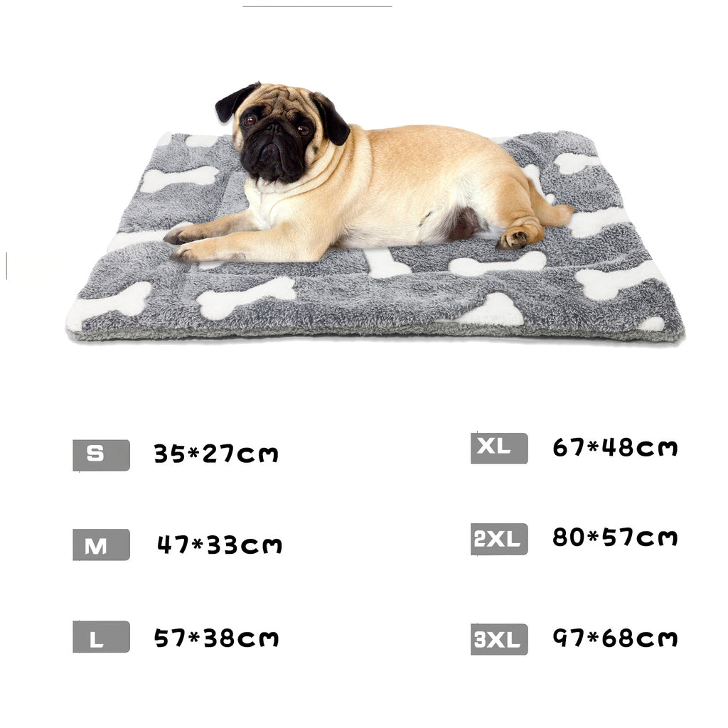 Self-warming Cat Bed Mat Washable Dog Bed Crate Mat Soft Pet | Other