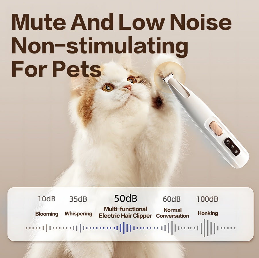 2025 Paw Pet Trimmer 1pack,rechargeable Quiet Hair Trimm | Other