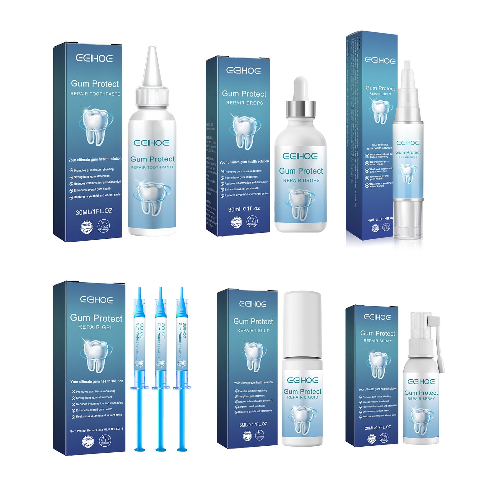 Eelhoe Gum Repair Series Cleaning | Other