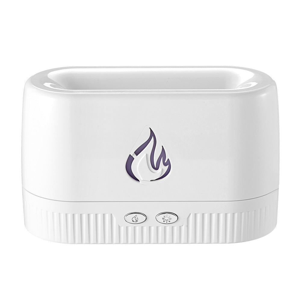 Flame Glow Aromatherapy Humidifier – 200ml Essential Oil Diffuser with Atmosphere Light