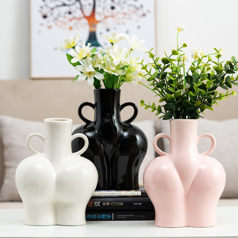Artificial Human Body Art Vase Arrangement Hydroponic Flowe | Other