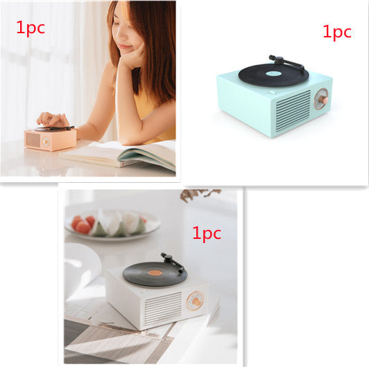 Wireless Mini Portable Retro Phonograph Bluetooth-compatible | Other