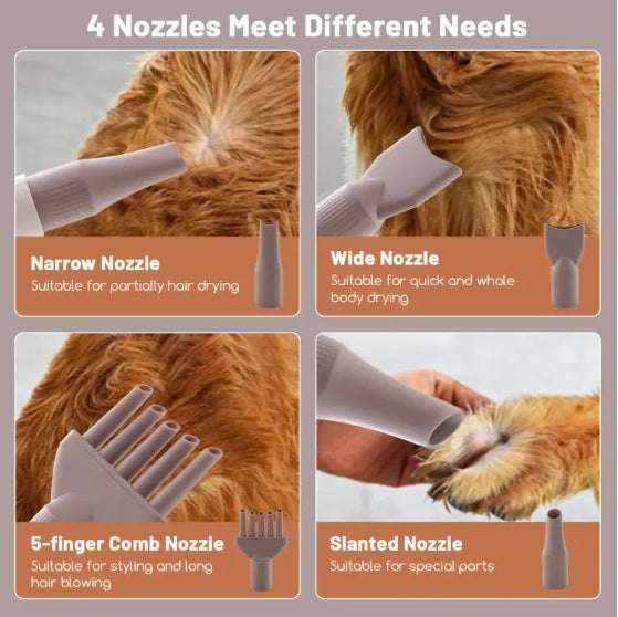1 Pc Dog Cat Hair Blower With Negative Ion Function And Adju | Other