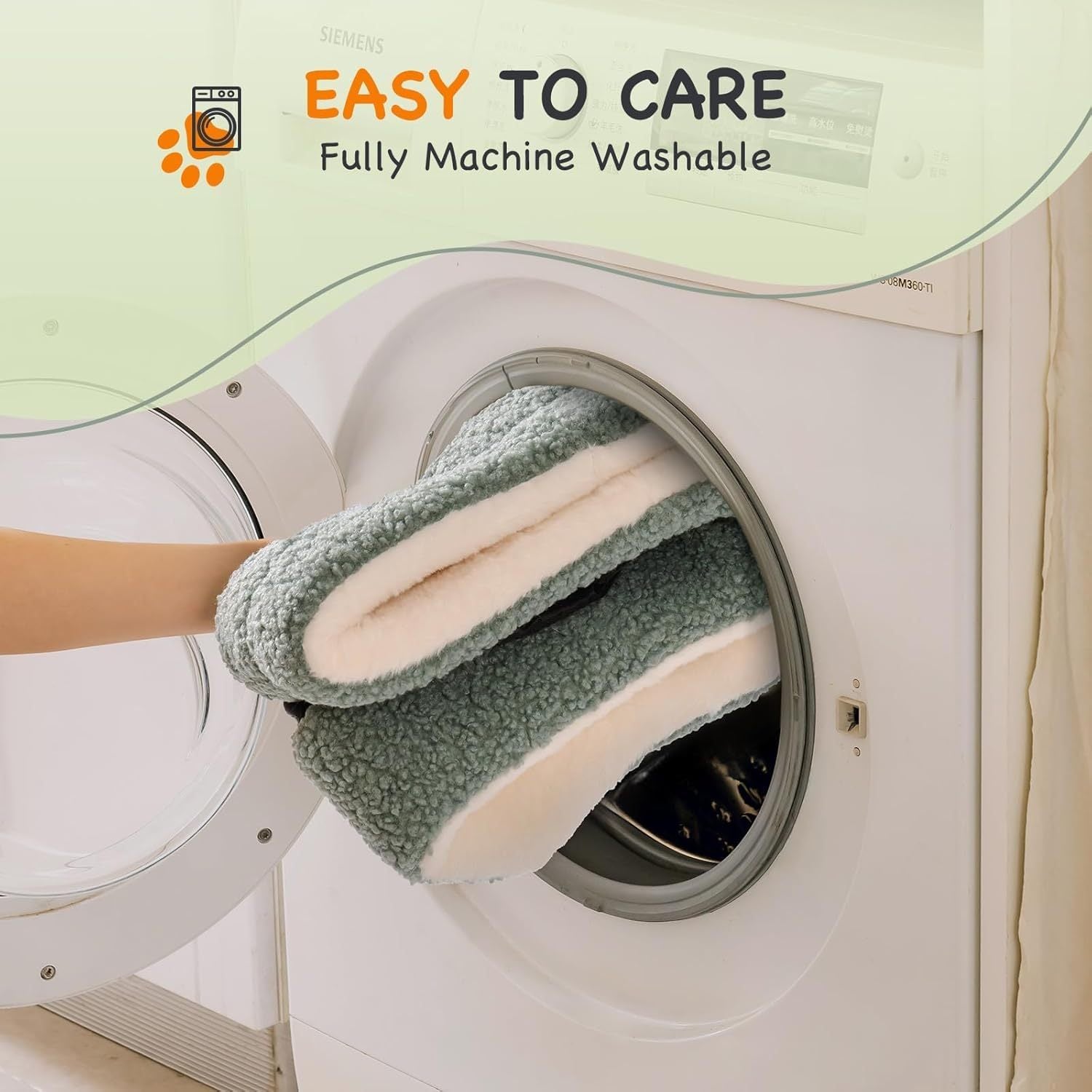 Mewoo Washable Pet Bed For Cats & Small Dogs - 23x23x7 Inch | Other
