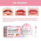 Eelhoe Peach Lip Scrub For Fading Lip Lines, Removing Dead S | Other
