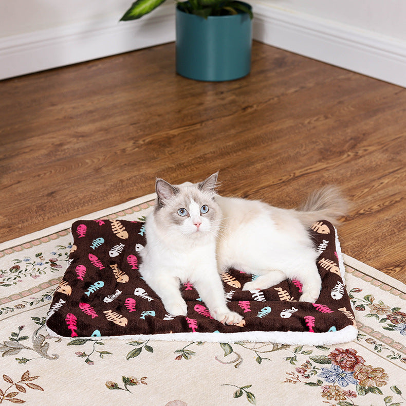 Pet Cartoon Thick Winter Warm Blanket | Other