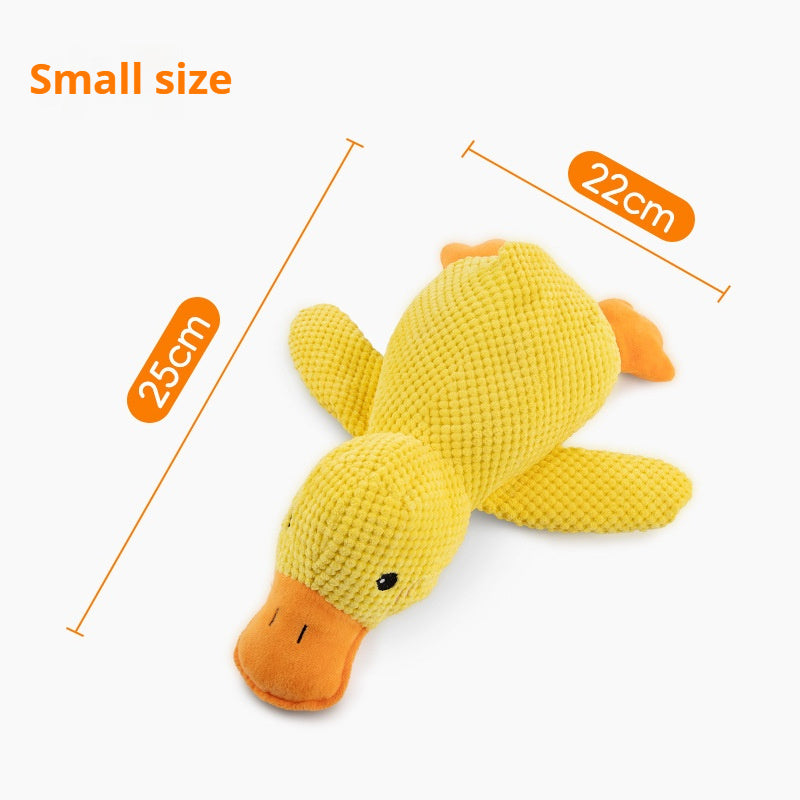 Pet Plush Toy Dog Calming Duck Stuffed Duck Toy Chew Toy Squ | Electronic Learning Toys