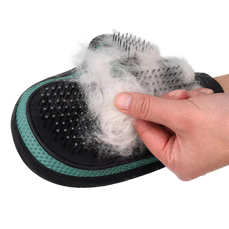 Cat Hair Removal Glove Pet Supplies Bath Massage Jerking Glo | Other