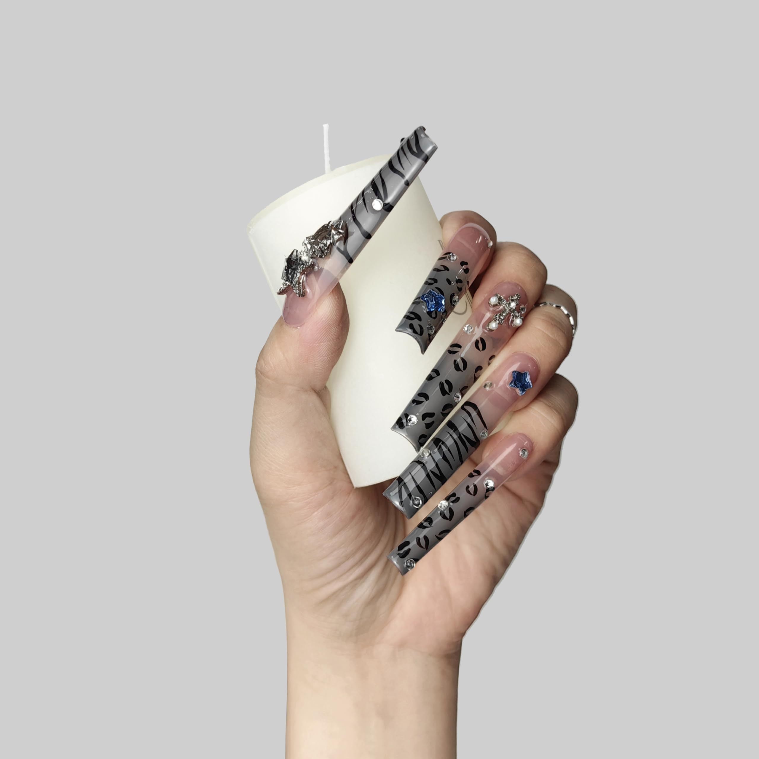Ggddsha Nails 2025 Long Novel Design And Reusable Handmade N | Other