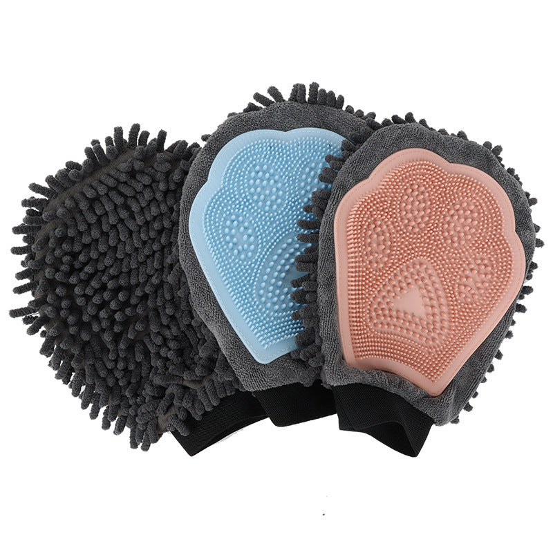 Pet Bathing Brush 2-in-1 Grooming Glove Elegant Dog Grooming | Other