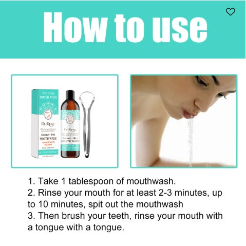 Oralhoe Coconut Mint Mouth Wash, Whitening Teeth Yellow Teet | Other